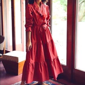 NWT Mille Valentina dress in Spice fabric, Size XXS